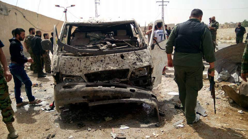 دمشق| مقتل 15 وجرح 42 بسيارة مفخخة في السيدة زينب