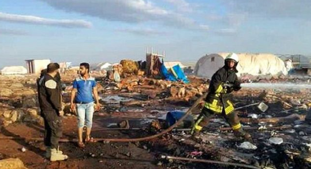 سوريا| إدانات دولية بعد قصف مخيم الكمونة