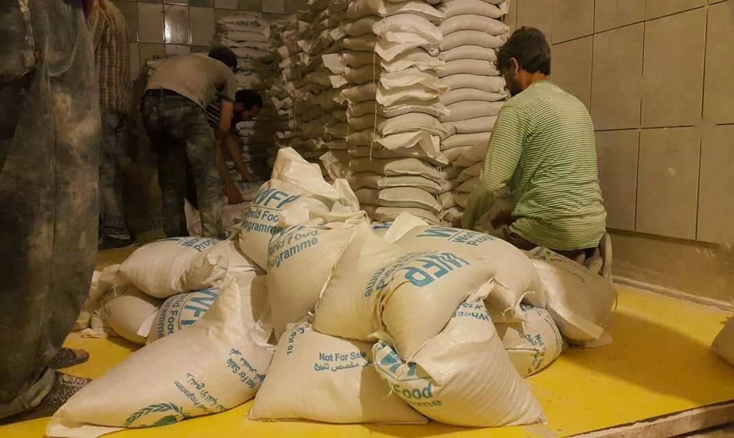 داريا| 2400 سلة غذائية دخلت بعد 4 سنوات حصار