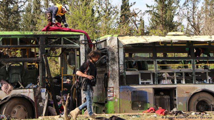 الوان محلية| مشافي ادلب تكتظ بمصابي كفريا والفوعة وجهات اغاثية تتهم النظام بافتعال التفجير.