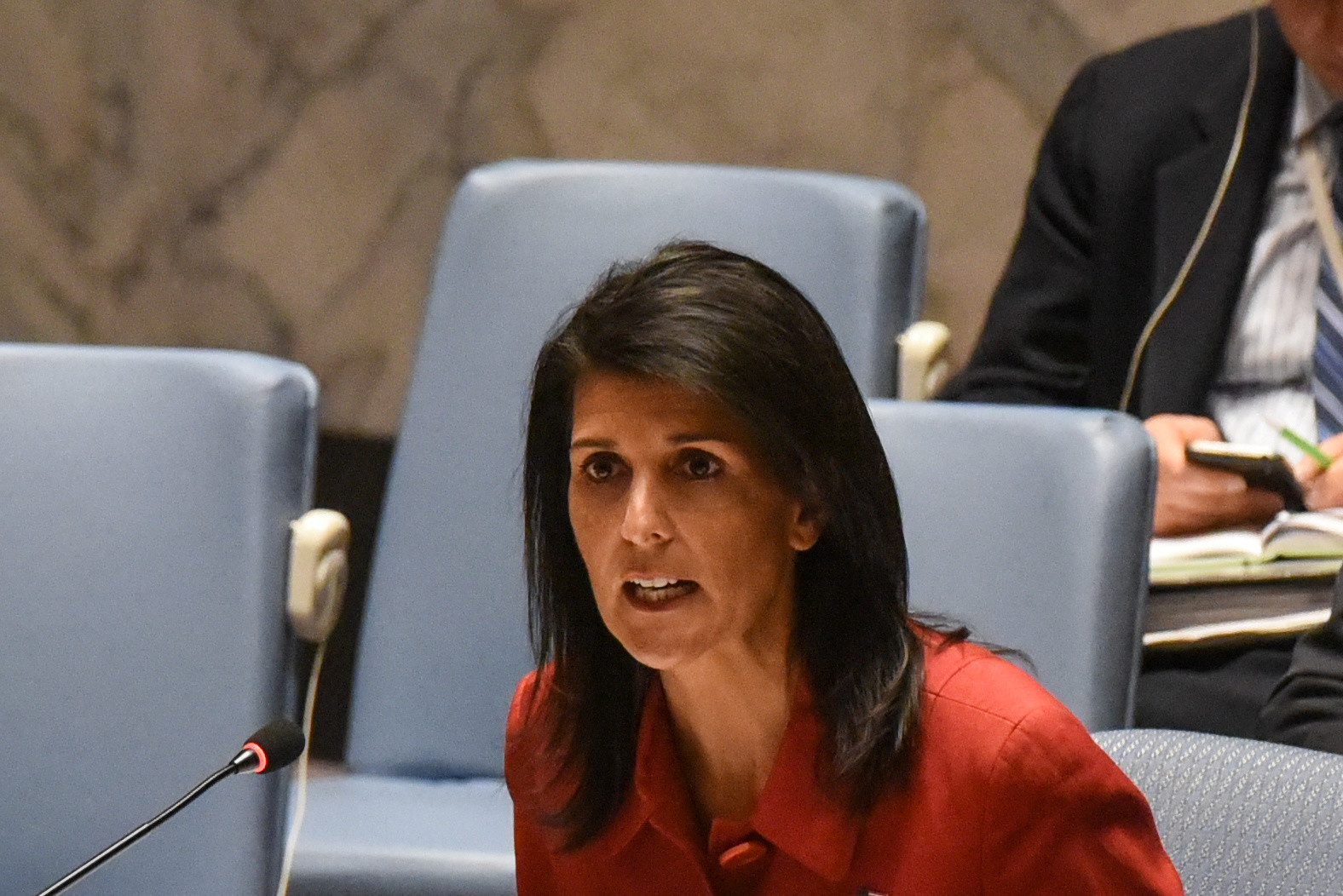 سفيرة الولايات المُتّحدة في مجلس الأمن: سلاح 