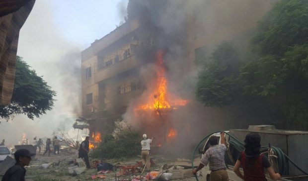 انفجاراتٌ متتالية تضرب مدينة إدلب