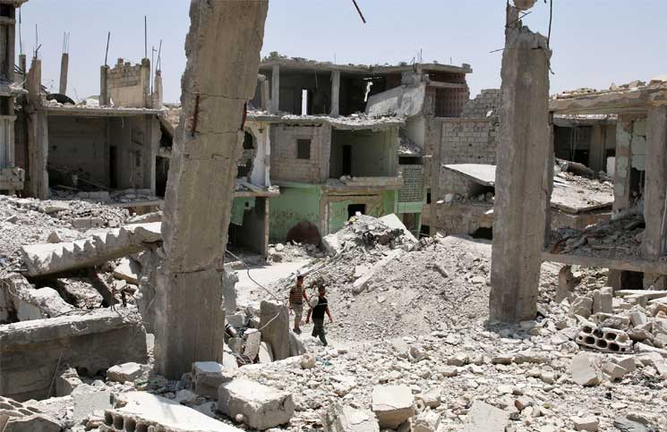 تصعيد عسكري جنوبي دمشق يخلف عشر ضحايا....ورتل ثان من القوات التركية يدخل الأراضي السورية.