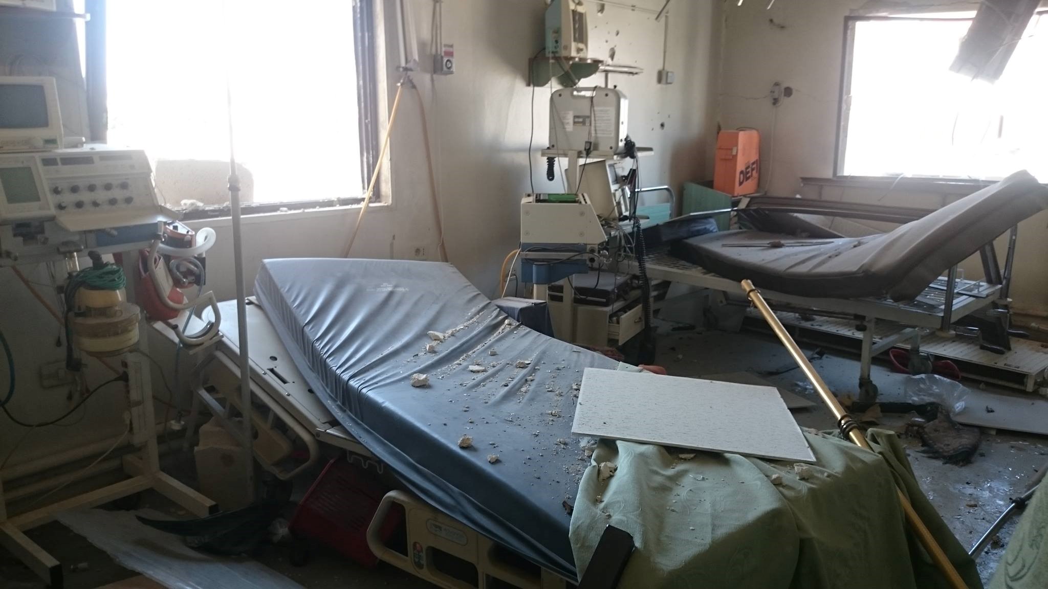 مشفى الطيبة الغربية في ريف حمص متوقف عن العمل نتيجة انقطاع الدعم