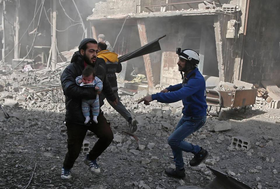مقتل 322 مدني في الغوطة الشرقية خلال أربعة أيام.