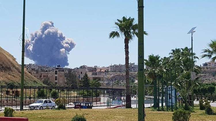 ماهي الخسائر التي نتجت عن انفجارات مطار حماة العسكري؟