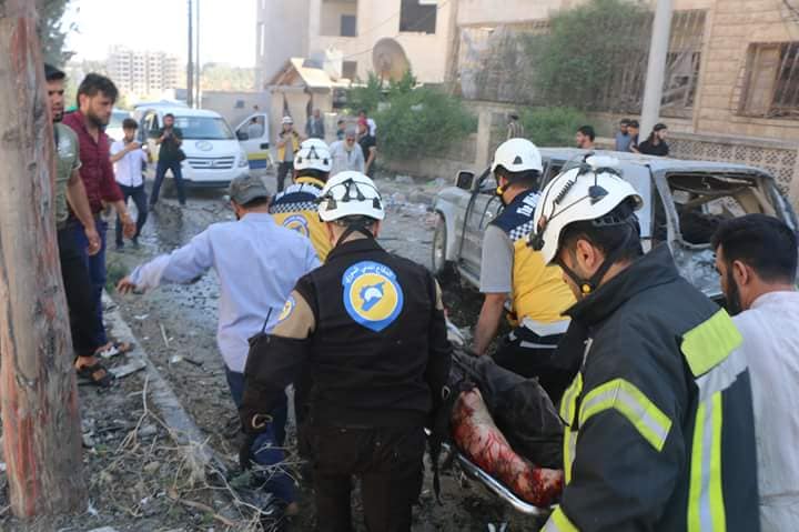 ارتفاع حصيلة انفجاري إدلب إلى 8 قتلى وعشرات الجرحى
